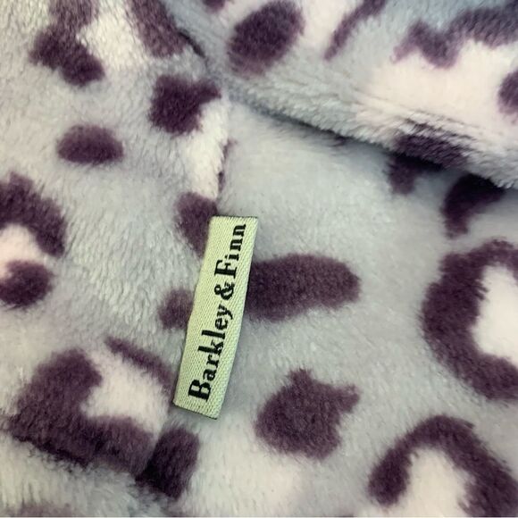 BARKLEY & Finn small breed dog purple fleece pyjamas Sz M/L - Picture 4 of 7
